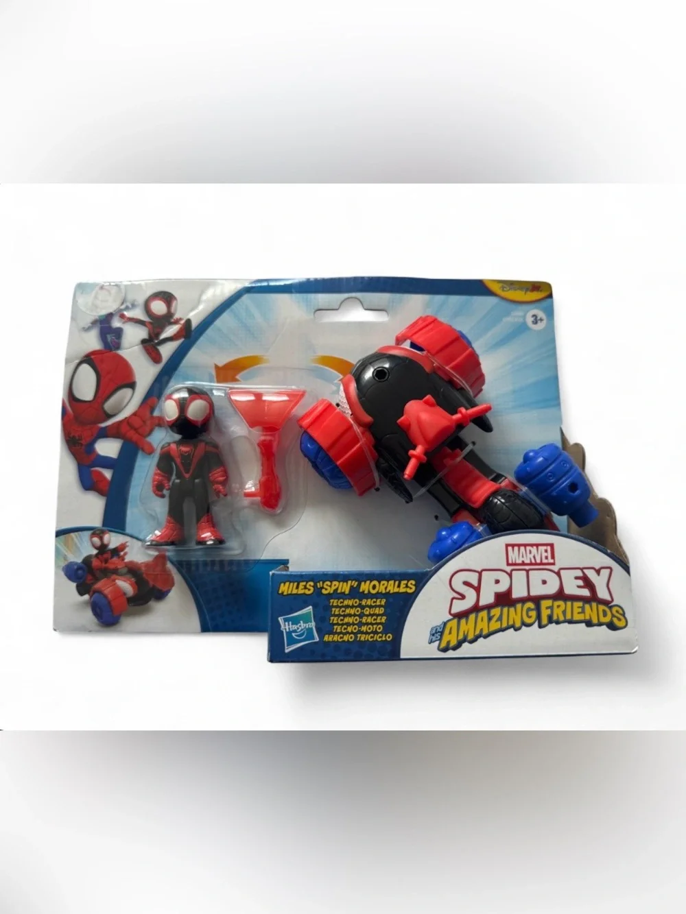 NIB Hasbro Marvel Spidey & His Amazing Friends Techno-Racer Vehicle Set